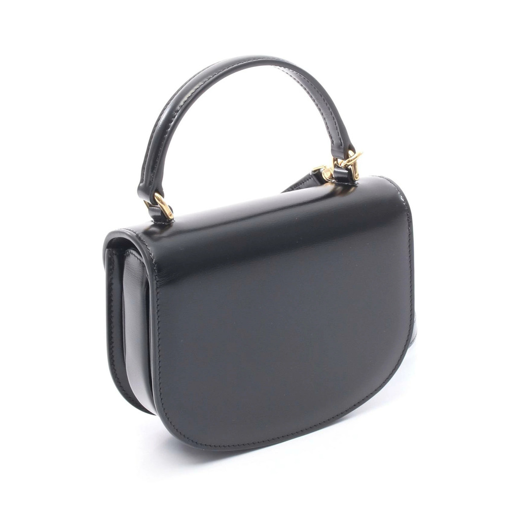 Celine Handbag Buzas Claire Leather Black